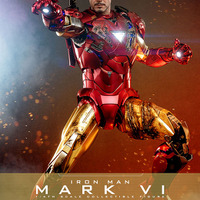 マーベル「アイアンマン」マーク6、全高約49cm、40箇所以上可動で大迫力！ “トニー”ヘッドやギミックがアツいフィギュア登場 画像