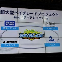 「ベイブレードバースト」プロジェクト発表会、東京おもちゃショー2015で開催　アニメ化、世界展開目指す