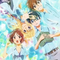 TVアニメ『四月は君の嘘』キービジュアル（C）新川直司・講談社/「四月は君の嘘」製作委員会