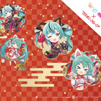 『初音ミク×招き猫』×マリオンクレープコラボ Art by らっす（C）Crypton Future Media, INC. www.piapro.net