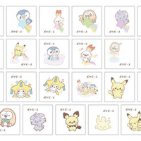 「ポケモンパン」新作にポケピース！ピカチュウやポッチャマ、ニャスパーたちが可愛いイラストでパッケージ&デコキャラシールに