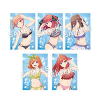 「五等分の花嫁∽」五つ子が水着姿で描き下ろし♪ 「コミケ104」グッズが受注販売スタート 画像