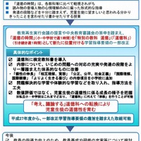 道徳教育の抜本的改善・充実（文部科学省資料）