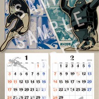 エイケンの2016年カレンダー 　「鉄人28号」「エイトマン」等TVアニメ黎明期のヒーロー集結 画像