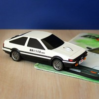 「頭文字D」藤原拓海の“トヨタAE86”前期版を再現！ ミニカーのような無線マウスが再販♪ 「MFゴースト」YouTubeで無料配信中 画像