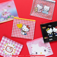 Happyくじ『HELLO KITTY 50th～ハッピーアニバーサリー★～』D賞「フラットポーチ」（全6種）（C）2024 SANRIO CO., LTD. APPROVAL NO. E24101503