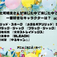 [大塚明夫さんが演じた中で演じた中で一番好きなキャラクターは？ 2024年版]ランキング1位～5位