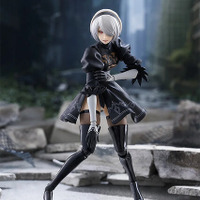 この太もも動かせるぞ！「NieR:Automata Ver1.1a」より「2B」がfigma化―ディスプレイを盛り上げる「ポッド０４２」「白の契約」なども付属