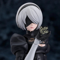 この太もも動かせるぞ！「NieR:Automata Ver1.1a」より「2B」がfigma化―ディスプレイを盛り上げる「ポッド０４２」「白の契約」なども付属