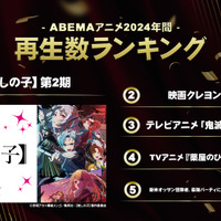 「ABEMA」年間再生数ランキング（C）AbemaTV,Inc.