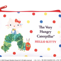 「はらぺこあおむし×ハローキティ」コラボアートが懐かし＆可愛い♪ ポーチや巾着、縫製アソートコレクション登場 画像