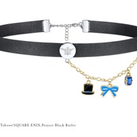 「黒執事」セバスチャン、シエル、葬儀屋がシックなレザーアイテムに！チョーカー、腕時計、財布が登場 画像