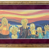 「映画ドラえもん」名画の世界を旅するOPシーンがアート作品に♪ ムンク「叫び」フェルメール「牛乳を注ぐ女」など6アイテム 画像