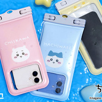 「ちいかわ」ちいかわ、ハチワレ、うさぎ、モモンガたちのお顔をデザイン♪スマホ向け防水ケース登場 画像
