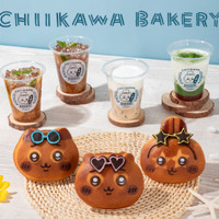 ちいかわ、ハチワレ、うさぎが日焼けしちゃった!? サングラスもバカンス気分♪「ちいかわベーカリー」夏仕様のパンとドリンクが登場 画像