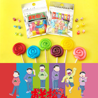 「おそ松さん」6つ子をシルエットやイメージカラーで表現！「パパブブレ」コラボキャンディ登場 画像