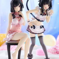 「このすば」めぐみんが猫耳メイド、ゆんゆんがネグリジェ姿でフィギュアに！ 原作版のイラストがモチーフ 画像