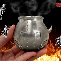 「キン肉マン」悪魔将軍型の“鬼出しの釜”がぐい呑みに！晩酌でウソがばれないようご注意を♪ 画像