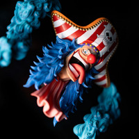 野郎共ォ!!ハデに登場だぁー！「ワンピース」バギーの身体が“バラバラ”フィギュア化！マグネット内蔵で遊び方自由♪ 画像