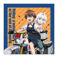 秋アニメ「終末ツーリング」ヨーコ＆アイリと旅に出よう♪ SNS風アクキー＆デカアクスタなどグッズ登場！ 画像