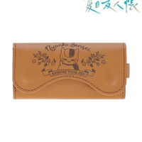 「夏目友人帳」ニャンコ先生、牛革仕様のレザーキーケース＆カードケースに…蝶を追いかける姿もデザイン 画像