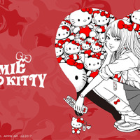 伊藤潤二のホラーマンガ「富江」がハローキティとコラボで平成ギャルに♪ 妖しくも可愛らしいグッズがくじで登場 画像