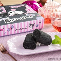 「サンリオ」クロミデザインのパッケージがかわいい♪和菓子の草加葵コラボ“黒いロールケーキ”が登場 画像