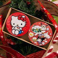 ハローキティたちがクリスマスセーターでパーティ♪ 限定デザインがキュートすぎ！「スチームクリーム」クリスマス商品が登場 画像