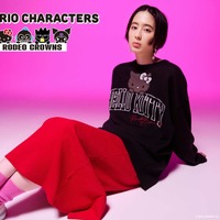 「サンリオ」キティちゃんやハンギョドンが、BLACKで“大人かっこいい”アパレルに！RODEO CROWNS WIDE BOWLコラボ 画像