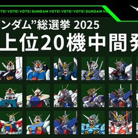vガンダムやデスティニーガンダム、ウイングガンダムゼロなどがラインナップ！ 「全世界“ガンダム”総選挙」中間結果の上位20機発表 画像