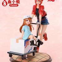 ほっぺ“プニプニ”したくなる可愛さ♪「はたらく細胞」赤血球と血小板がフィギュアに「赤血球のおねえちゃん！」「血小板ちゃん！」 画像