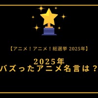 2025年バズったアニメ名言は？【2025年アニメ！アニメ！総選挙】アンケート〆切は12月16日まで 画像