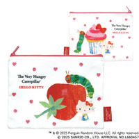 「サンリオ」キティ×はらぺこあおむし♪ ラブリーなコラボがかわいすぎー！ トートバッグやポーチなどカプセルトイに登場 画像