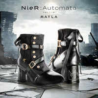 「NieR:Automata」9Sをイメージ♪“ナインズって呼んでくれていいんですよ？”「MAYLA」ショートブーツ登場＆2Bのパンプスも