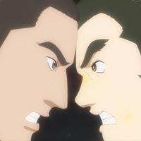 冬アニメ「火喰鳥」源吾（CV梅原裕一郎）と新之助（CV梅田修一朗）は、相撲取り・寅次郎（CV木村昴）と出会い…第2話先行カット 画像