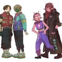 カート＆マックス アカネ＆カナタの描き下ろしアクスタ！「銀河特急 ミルキー☆サブウェイ」コミカライズ第1巻が発売 画像