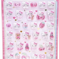 「サンリオ」キティやマイメロの“ボンボンドロップシール”もカワイイ♪「はぴだんぶい」キャラも指先サイズに☆