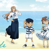 コナン、灰原哀、萩原千速らが海辺でリラックス♪「名探偵コナン」新作シーサイドスタイルのグッズが先行販売【AnimeJapan】 画像