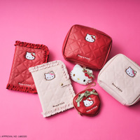 ハローキティ、いちごのリボンで上品おめかし♪「Maison de FLEUR」コラボで特別コレクションがファミマ、書店で展開 画像