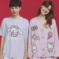 「サンリオ」×ジェラピケが初コラボ♪ キティ＆シナモンがもこもこ服を着たデザインが可愛すぎ！アパレル＆雑貨アイテム登場 画像