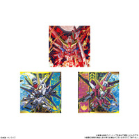 デスティニーガンダム、Ξガンダム、ガンダム・バルバトスの箔押しシール！「ガンダム」シリーズのデフォルメシールウエハース第5弾が発売 画像