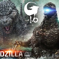 この迫力…この大きさ…怖すぎる…！「ゴジラ-1.0」海を割り進撃する巨大怪獣ゴジラが全長約91cmの巨大胸像になって登場 画像