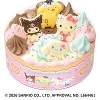 「サンリオ」ポムポムプリン、クロミらがキュートにおめかし♪「サーティワン」アイスケーキ新登場【3月6日より】 画像