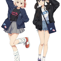 「リコリコ」千束＆たきなとおそろコーデで出かけよう♪ 制作スタッフの描き下ろしイラストを使用した新作Tシャツも登場