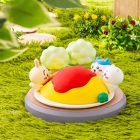 ちいかわ＆ハチワレ＆うさぎが大きなオムライスが囲む♪やさしく光るLEDルームライトが登場！3月12日18時より「ちいかわマーケット」で予約開始 画像