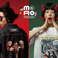 手塚治虫キャラクターがアート作品に！アパレルブランド「MONSTROUSA」とのコラボ商品が販売中！モデルは柄本時生＆さとうほなみ 画像