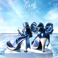 「Free!」水中で輝く遙、真琴、凛、渚、怜たちをイメージ！「MAYLA」リボンが華やかなパンプス登場【56%OFFセール中】