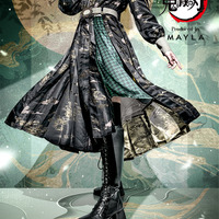 「鬼滅の刃」鬼殺隊の隊服をイメージ！一着で7キャラを楽しめる「MAYLA」ドレスが登場