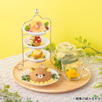 アニメ「リラックマ」のテーマカフェが開催！ 新キャラ・アワワネコ＆よびーも仲間入りしたグッズやメニューが展開♪ 画像