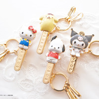 ハローキティ、クロミ、ポムポムプリン、ポチャッコのキャラ付きクリップ♪ 「おとなのサンリオ」をテーマにした上品で洗練されたデザインに注目☆ 画像